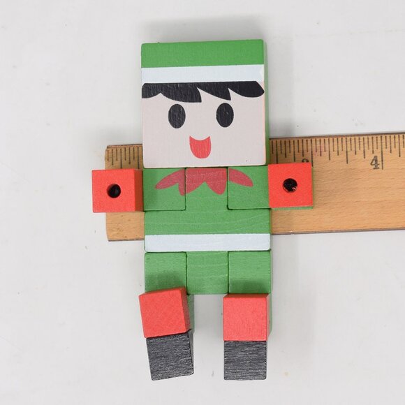 2020 Merkury Innovations Christmas Elf Wooden 3D Puzzle Holiday Secret Santa - Picture 10 of 16